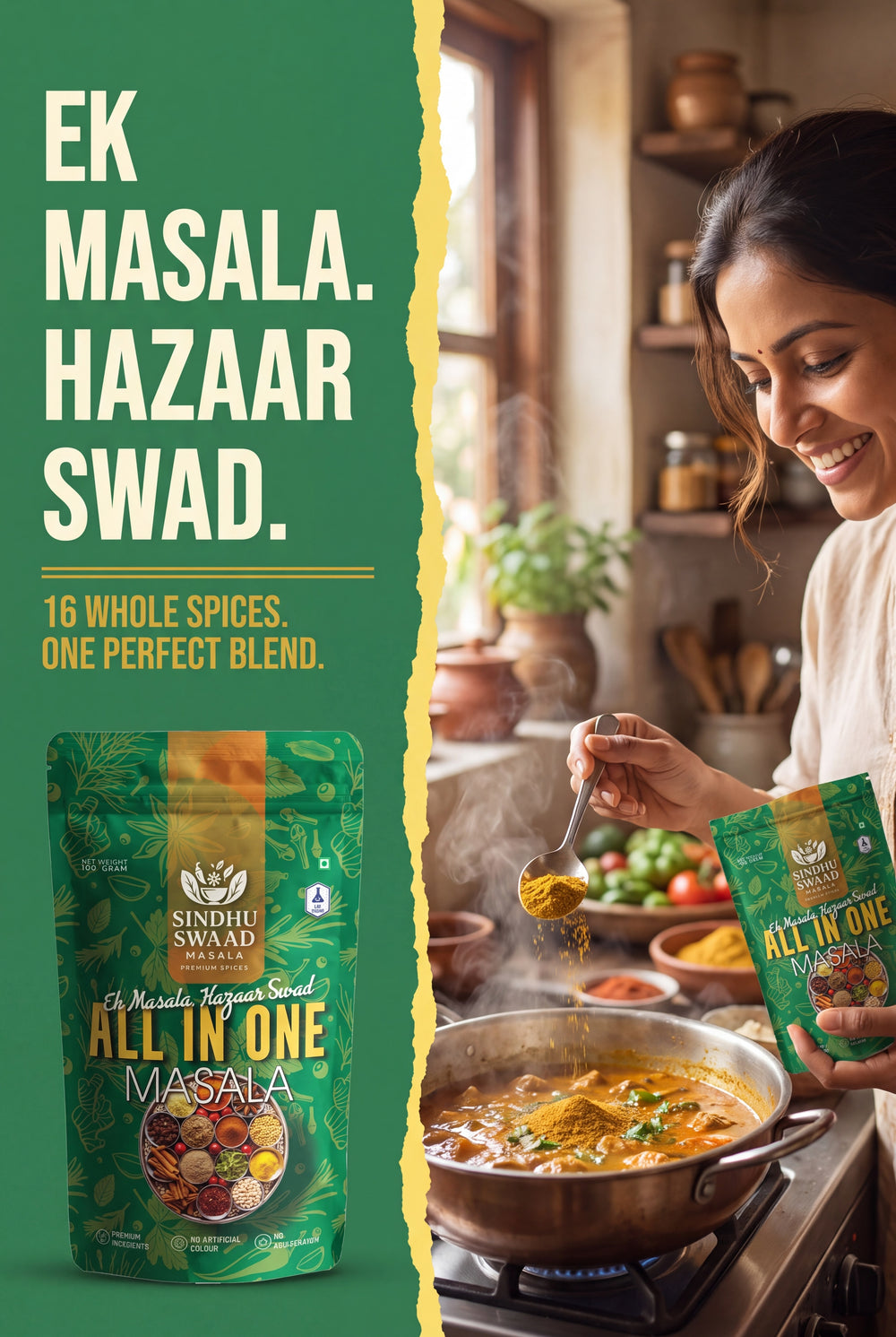 Sindhu Swaad All-in-One Masala – Pack of 4 – image 7