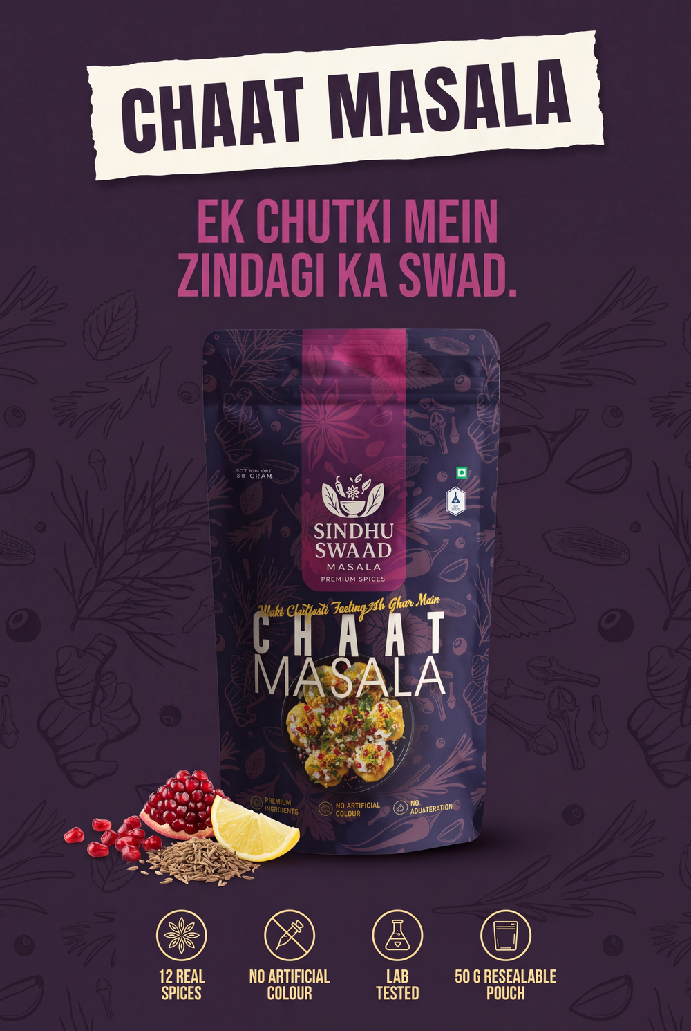 Tangy Chaat Masala Seasoning – image 2
