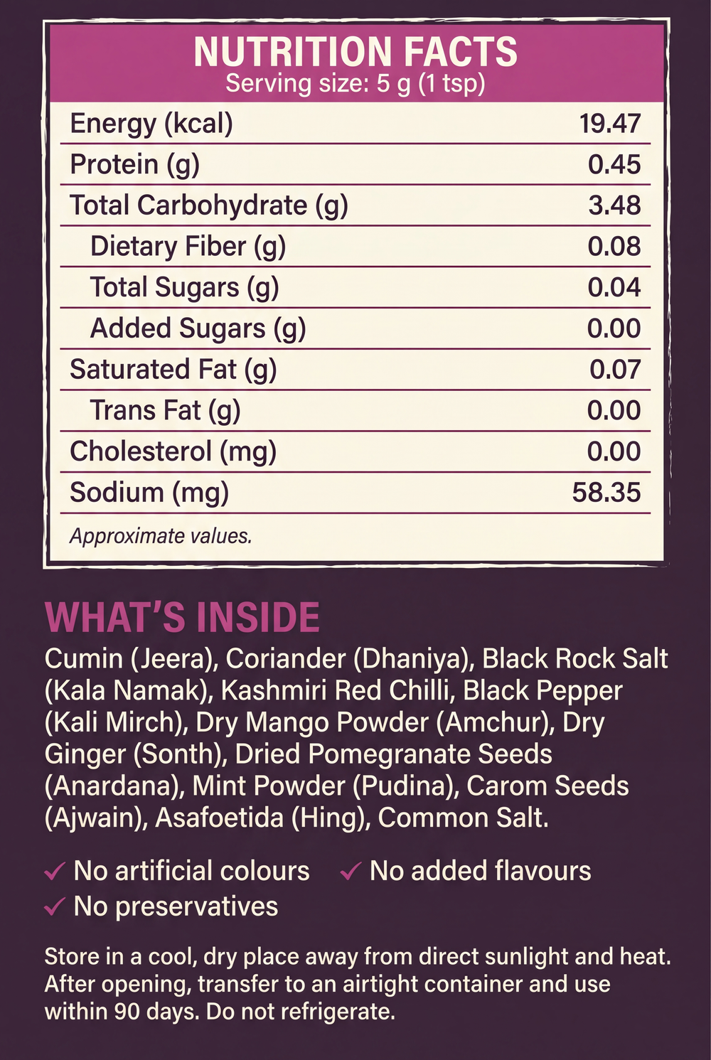 Tangy Chaat Masala Seasoning – image 4