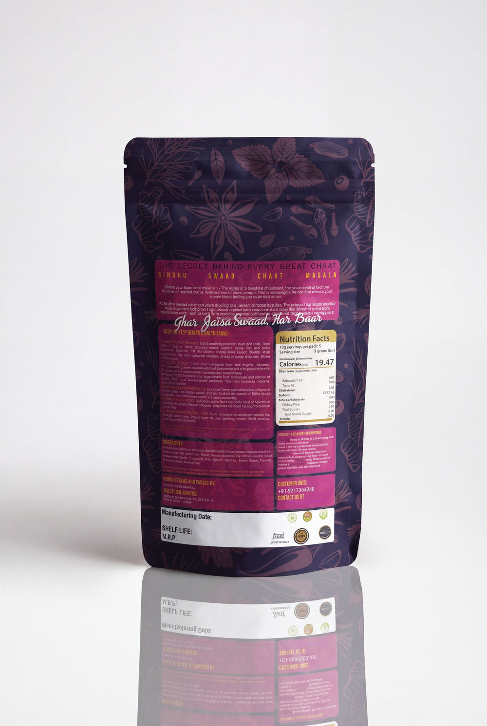 Sindhu Swaad Chaat Masala Flavorful Pack of 4 – image 2