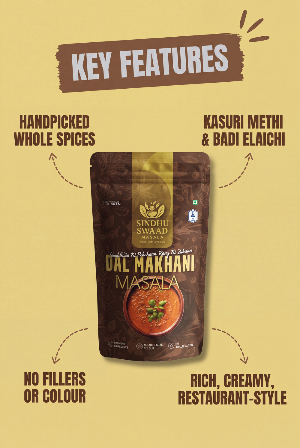 Sindhu Swaad Dal Makhani Masala – image 4