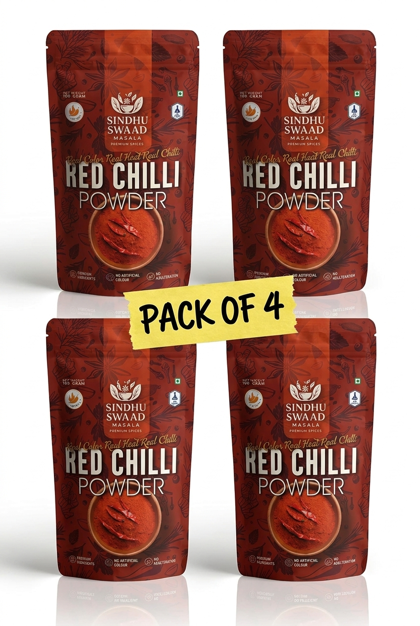 High-Quality Red Chilli Powder - Pack of 4 – image 1