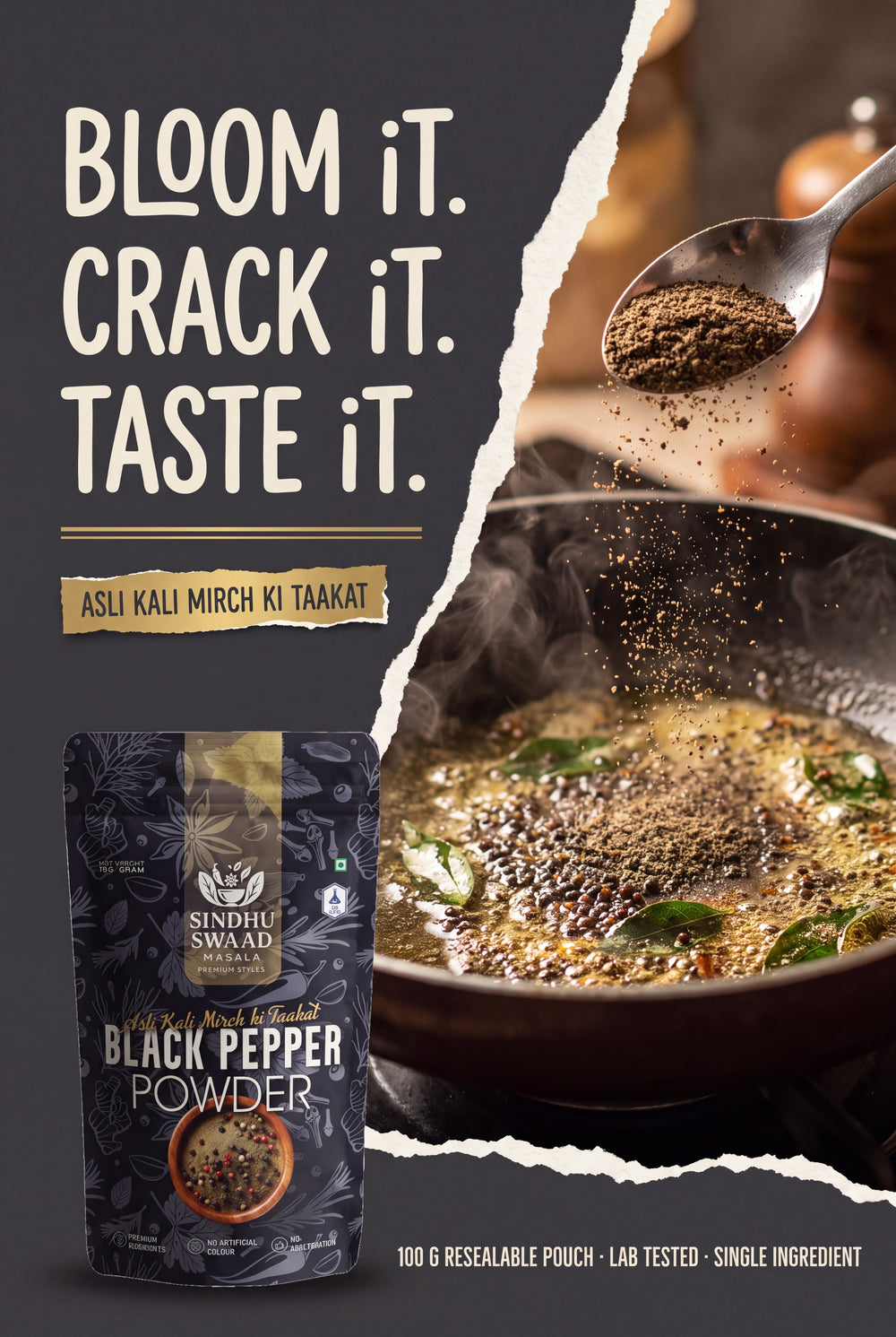 Sindhu Swaad Black Pepper Powder – image 8