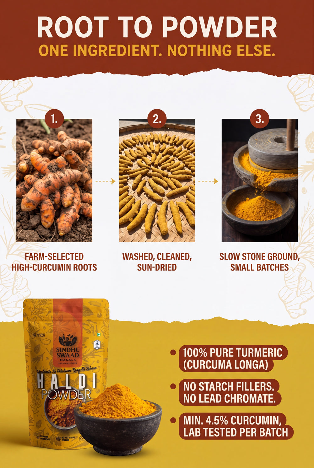 Sindhu Swaad Pure Haldi Powder – image 8