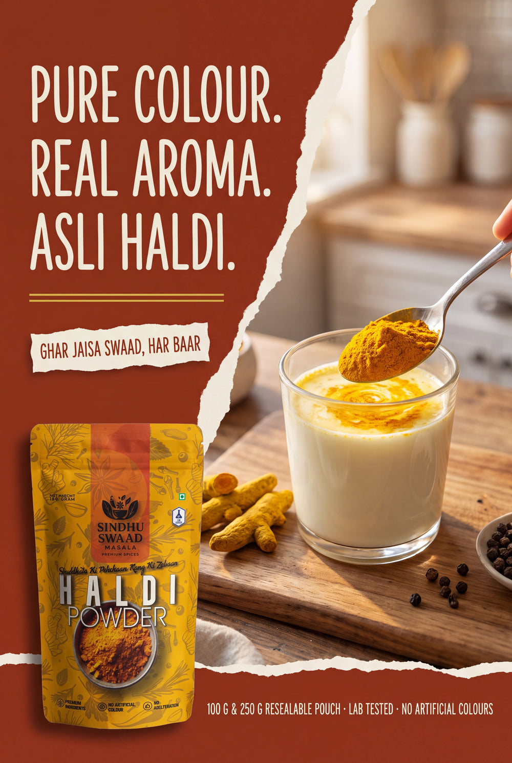 Sindhu Swaad Pure Haldi Powder – image 3